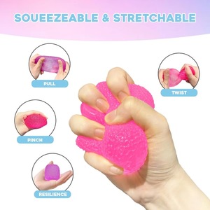 Pelotas Antiestrés de Goma, Blanditas y Resistentes para Niños y Adultos, Pelota Sensorial para Aliviar el Estrés, Recuerdos para Fiestas y Cumpleaños - Product Image 4