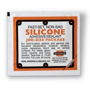 Sellador Adhesivo de Silicona Hardman Marrón 3.5 Oz para Uso General en Juntas - Product Image 1