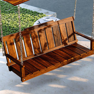 Современное антикоррозийное кресло-качалка из массива дерева для открытого сада, балкона, двора - Product Image 1