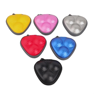 Caja de Almacenamiento para Tenis de Mesa HSD J142, Estuche para 3 Pelotas de Ping-pong, Bolsa Organizadora de Cuero PU Rígido, Accesorios Deportivos para Interiores - Product Image 2