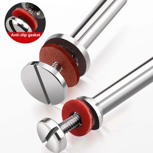 Robusto supporto per carta vetrata a forma di struzzo con attacco fisso e testa abrasiva a ago, attrezzatura per lucidatura <span class=keywords><strong>gioielli</strong></span> - Product Image 4