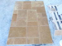 2025 Noche Travertine Motif Français Texture Parquet Porcelaine Polie Antidérapante Directement de l'Usine Turque Cem-FPT-04