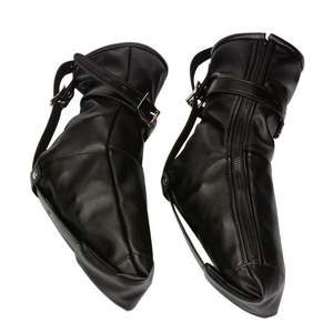 大人のゲームプレイツールSM拘束いちゃつくボンデージフットハーネス女性のための調整可能なブーツ男性犬のスレーブ - Product Image 2