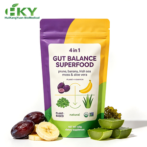 Miscela in Polvere Superfood per il Benessere Digestivo a Marchio Privato 120g Prugna Banana Irish Sea Moss Aloe Vera per Frullati - Product Image 1