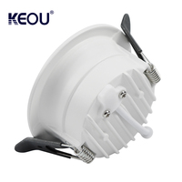 Pc en aluminium AC85-265V smd mini led downlights a mené le downlight 9w