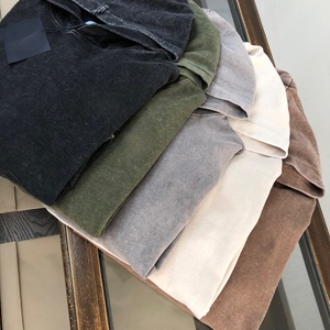 Felpa Vintage con cappuccio di alta qualità in cotone 100% lavato con acido serie di alta qualità primavera stagione modello solido pietra lavata vecchio maglione <span class=keywords><strong>Look</strong></span> - Product Image 6