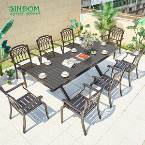 Banc <span class=keywords><strong>de</strong></span> jardin en Aluminium, décoration pour la maison, meubles <span class=keywords><strong>de</strong></span> Table <span class=keywords><strong>de</strong></span> <span class=keywords><strong>bistrot</strong></span>, nouveau Style, 1 pièce - Product Image 1