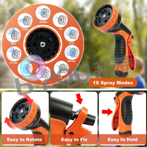 Customization Expandable 25FT-250FT Length 10 Spray Nozzles Brass Connectors with - Product Image 4