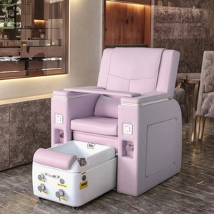 Kisen Top Selling Luxury Nail Salon Beauty Foot Spa Massage Pedicure Chair Customized Salon Sofa Manicure Table - Product Image 1