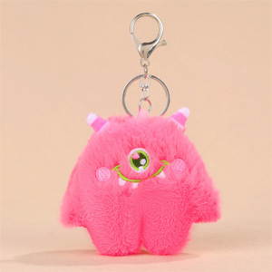 Simpatico regalo mostro bambola coppia stupido celebrante portachiavi zainetto da donna ornamenti appesi peluche portachiavi - Product Image 6