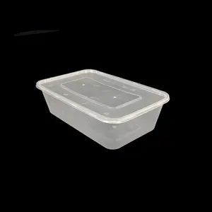 Contenedor desechable de plástico para ensaladas de 2 litros, 2000ml, venta al por mayor