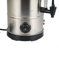 Acier inoxydable électrique commercial réchauffeur élément chauffant vin chaud chaudière à eau chaude thé urne chauffante