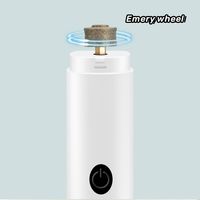 Электрическая машинка для стрижки когтей для животных с USB-зарядкой, экологичная, с LED-подсветкой, автоматическая, универсальная, для собак и других питомцев