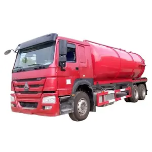 Sinotruk howo vakum pompası kamyon 6x4 20cbm vakum kanalizasyon emme kamyonlar satılık