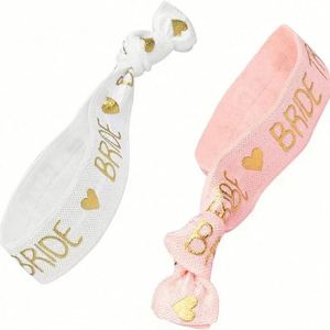 Decoraciones para Fiestas y Bodas, Regalos para Pedidas de Mano, Brazalete con Lazo, Equipo de la Novia, Pulseras para Despedida de Soltera, Lazos para el Cabello - Product Image 4