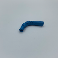 Boot Pelindung Tekanan Serat Optik LC yang Dapat Dibengkokkan, Panjang 39mm, Selubung Fleksibel 3.0mm untuk Konektor LC, Kabel Patch FTTH Pusat Data