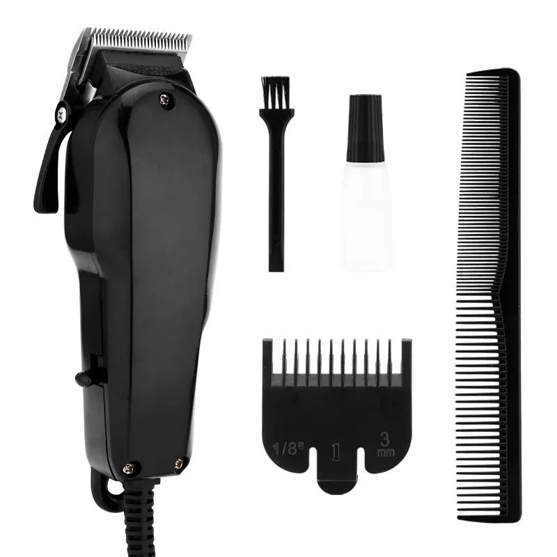 Resuxi CJ510 T-Blade Máquina de peluquero profesional con cable Cortadora de pelo recargable por USB y accesorios