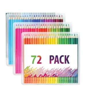 Ensemble de crayons de couleur professionnels promotionnels Premium 72 pièces de <span class=keywords><strong>haute</strong></span> qualité <span class=keywords><strong>en</strong></span> Clemshell pour dessiner et colorier - Product Image 1