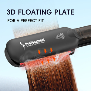 Meilleure vente <span class=keywords><strong>Plancha</strong></span> Salon professionnel Fer plat à vapeur en céramique Fer à lisser infrarouge à vapeur de tourmaline - Product Image 4