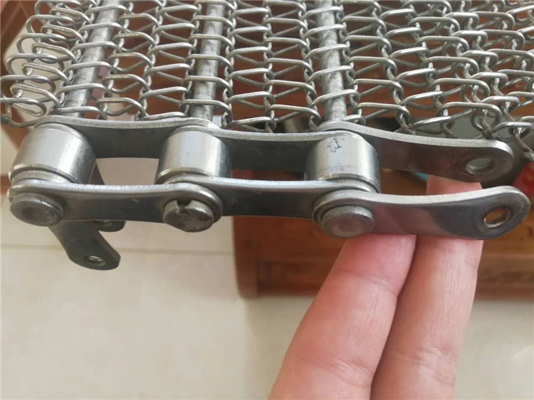 High strength anti rust automatic conveyer mesh flat stainless steel conveyor belt