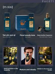 <span class=keywords><strong>Perfume</strong></span> Masculino de Alta Gama, Aroma Amaderado: Violeta, Papiro, Cuero, Sándalo, Cedro, Cardamomo - Product Image 4