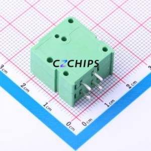 JL105V-50002G01 Screw Terminal Block Through hole Component (THT),P=5mm Connector 1x2P 5mm Green Through Hole - Product Image 1