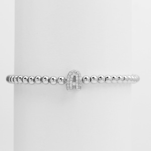 <span class=keywords><strong>Cobre</strong></span> <span class=keywords><strong>chapado</strong></span> <span class=keywords><strong>en</strong></span> <span class=keywords><strong>oro</strong></span> de 18 quilates de nuevo diseño para pulsera para mujer, cuentas de burbujas de espuma con microincrustaciones, circonita cúbica, Letra de circonita cúbica - Product Image 6