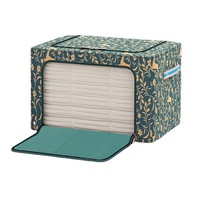 Boîte de rangement pliable en tissu pour l'organisation de la chambre, boîte de rangement en tissu pour les couettes et les vêtements, armoire pliable