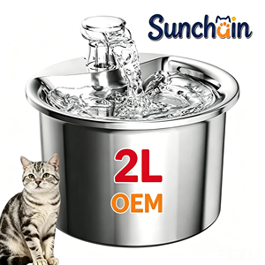 <span class=keywords><strong>Bebedero</strong></span> Automático para Perros y Gatos, de Acero Inoxidable, Ecológico, Portátil, con Filtro, <span class=keywords><strong>Grifo</strong></span> Inteligente, 2L, OEM - Product Image 1