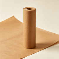 Papier sulfurisé double face de qualité alimentaire 35/40 g/m², résistant à la graisse, écologique, biodégradable, en rouleau jumbo pour l'emballage alimentaire