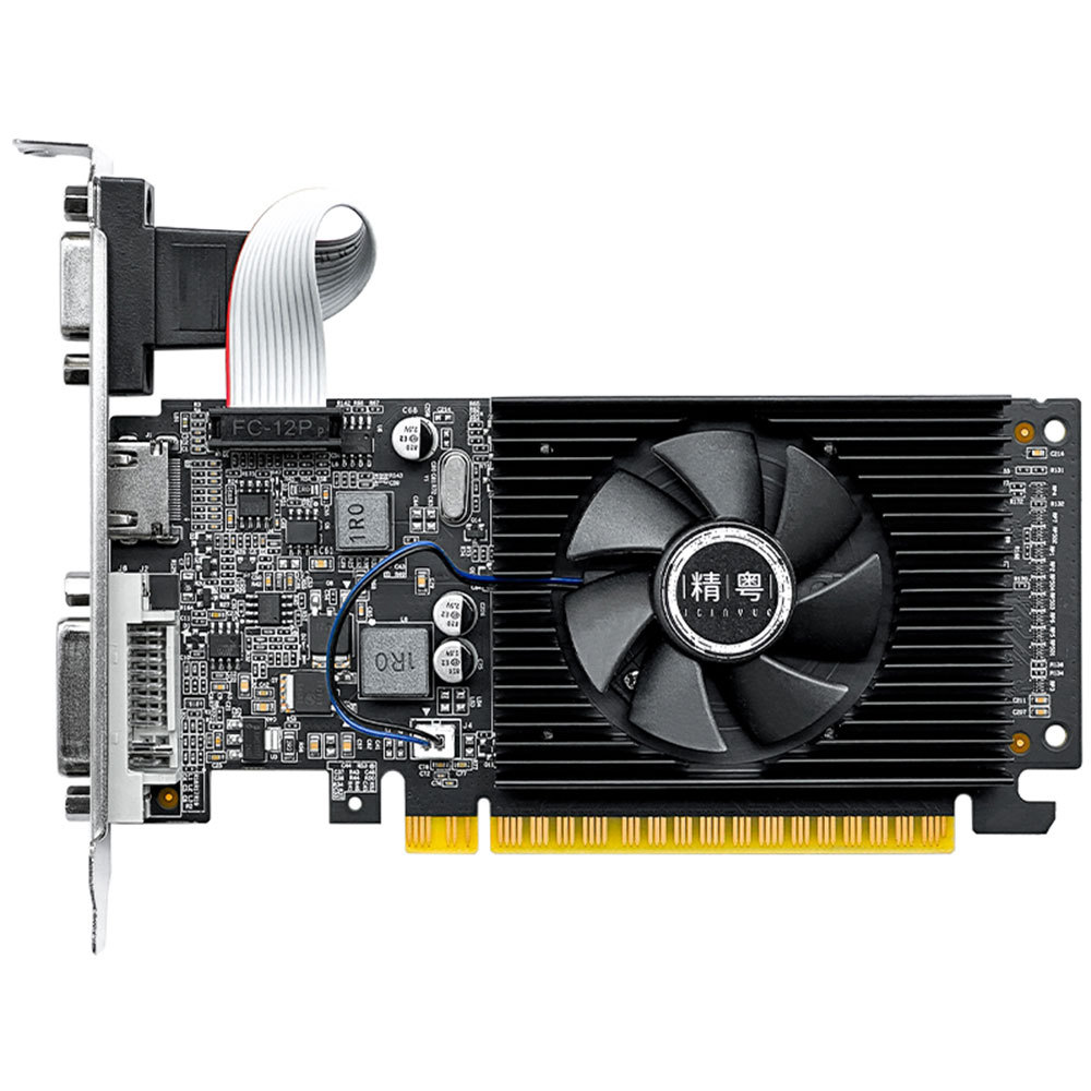 Low Price GeForce GT710 Dual Fans Low Profile Design