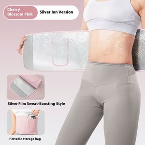 Ceinture de sudation personnalisable en néoprène avec ions d'argent pour femme, idéale pour le sport, le fitness, l'amincissement, l'entraînement et la sécurité des exercices abdominaux - Product Image 6
