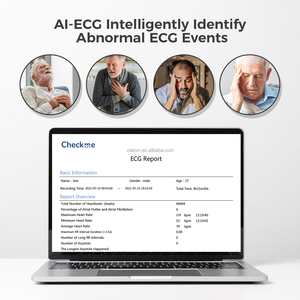 Viatom ER1-LW 家用手持式动态心电图监测仪 24 小时动态心电图记录仪，带 OLED 屏幕 - Product Image 4