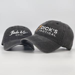 Casquette de baseball vintage vierge délavée à l'acide, 6 panneaux, réglable avec boucle, en coton pour sublimation, logo personnalisé, casquette de sport, casquette de papa, Gorras - Product Image 3