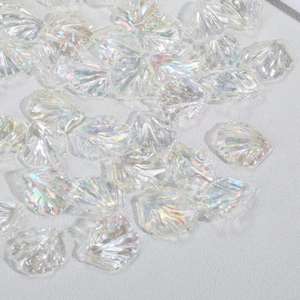 500グラム/バッグ小型シェルキャベツの葉ビーズ模造真珠DIYビーズイヤリングジュエリーアクセサリー - Product Image 5