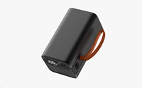Nouvelle tendance : Batterie externe portable 10000 mAh avec câble, charge rapide PD 45W pour MacBook