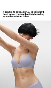 Modello Zhao Rusi <span class=keywords><strong>reggiseno</strong></span> da donna Sexy piccolo petto regolabile 301P biancheria intima senza tracolla traspirante interno tazza di Banana filo senza tutti i giorni - Product Image 3