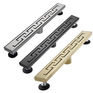 Drain de douche moderne en acier inoxydable 304, taille personnalisée, insert de <span class=keywords><strong>carrelage</strong></span> coloré, drain linéaire pour sol, facile à <span class=keywords><strong>nettoyer</strong></span> - Product Image 2