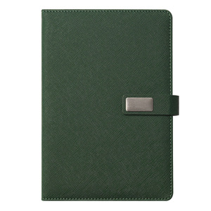Carnet de notes professionnel A5 en cuir PU de la Banque de Chine, 300 pages, impression en relief, coffret cadeau avec stylo, logo personnalisé - Product Image 2