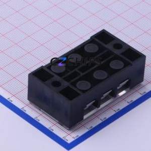 JL250-12106B01 Barrier Terminal Block P=12.1mm Connector With Cover Plate 12.1mm 2x3P 6P - Product Image 2