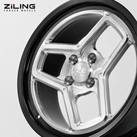Nuevas Llantas de Aleación Forjadas Monobloque Premium ZL para Rines Personalizados de 18-20 Pulgadas con Diseño Cóncavo, Compatibilidad OEM, Posventa
