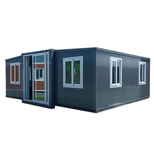 บ้านคอนเทนเนอร์แบบขยายได้สองปีกขนาด 40 ฟุต บนฟาร์ม พร้อมห้องนอนด้านข้าง ห้องซักรีด ทำจากตู้คอนเทนเนอร์ขนส่ง - Product Image 5