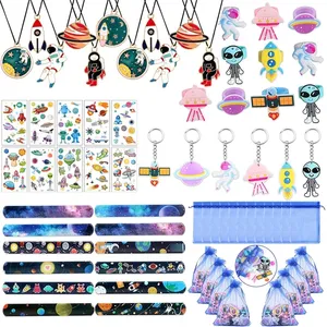 Outer Space Party Favors Kids Astronauts Alien Stickers Boys Birthday Party Bag Pinata Fillers wedding Christmas party Gifts