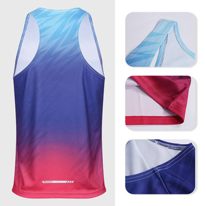 OEM Custom Organic 100% Polyester <b>Vest</b> Singlet Bodybuilding Fitness Sports Muscle <b>Stringer</b> Running Ribbed For Men - Product Image 5