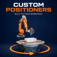 Robot Penggilingan KUKA KR210 R2700 dengan Meja Putar dan Rel Lantai yang Dapat Disesuaikan (Turnkey)