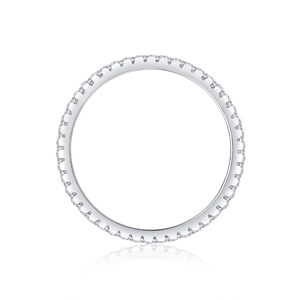 DE <span class=keywords><strong>Parallel</strong></span> Univers Iced Out Moissanite Silver Ring Multiverse Full Moissanite 925 Sterling Silver Rings VVS Moissanite Ring - Product Image 5