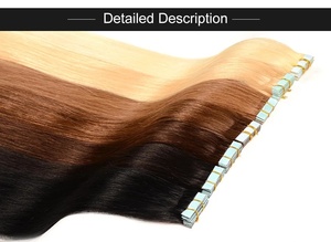 <span class=keywords><strong>Extensions</strong></span> de <span class=keywords><strong>cheveux</strong></span> à <span class=keywords><strong>bandes</strong></span> adhésives, <span class=keywords><strong>cheveux</strong></span> humains, 20 pièces/paquet, <span class=keywords><strong>cheveux</strong></span> raides européens Remy, <span class=keywords><strong>bandes</strong></span> adhésives invisibles, 100% <span class=keywords><strong>cheveux</strong></span> humains pour salon - Product Image 2