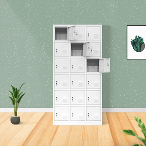 Armoire de salle de sport en acier moderne pour usage commercial Hôtel Hôpital et appartement Stockage-Serrure à clé Knock Down Design - Product Image 3