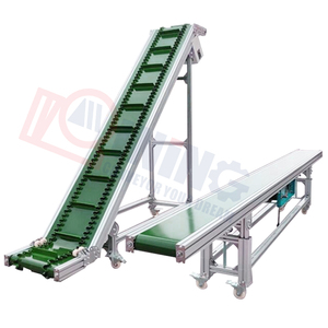 Mobil Etekli Yan Duvarlı Bantlı Konveyör, Tahıl Gübre Torbası Yükleme Boşaltma Çiftlik Tarım Taşımacılığı için Yükseklik Ayarlı - Product Image 2