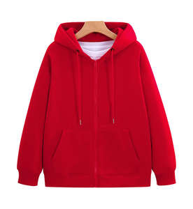 Sudadera con capucha y cremallera para hombre, de alta calidad, con logotipo personalizado, 100% algodón, estilo urbano, estampado puff, corte holgado - Product Image 3